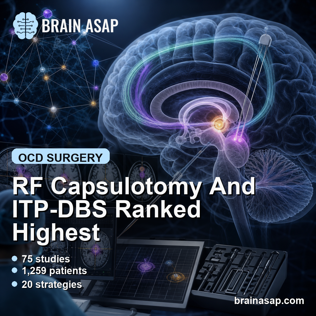 RF Capsulotomy and ITP-DBS Ranked Highest for Refractory OCD