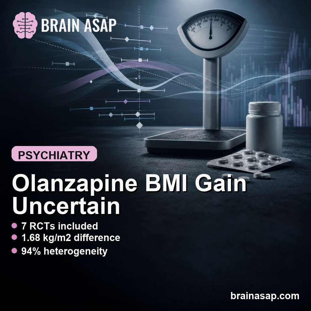 Olanzapine Anorexia Nervosa Trials Showed Uncertain BMI Gain