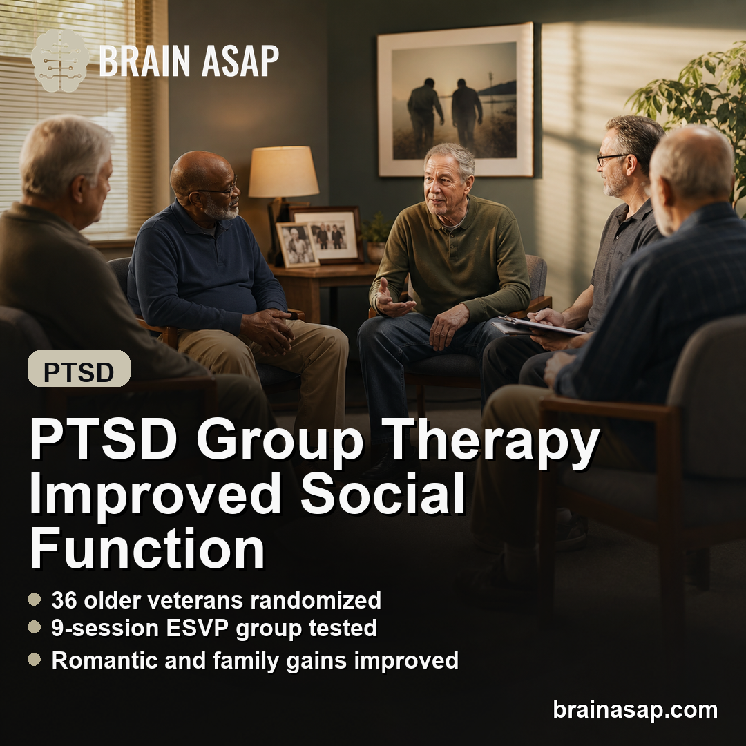 ESVP PTSD Group Improved Social Function in Older Veterans