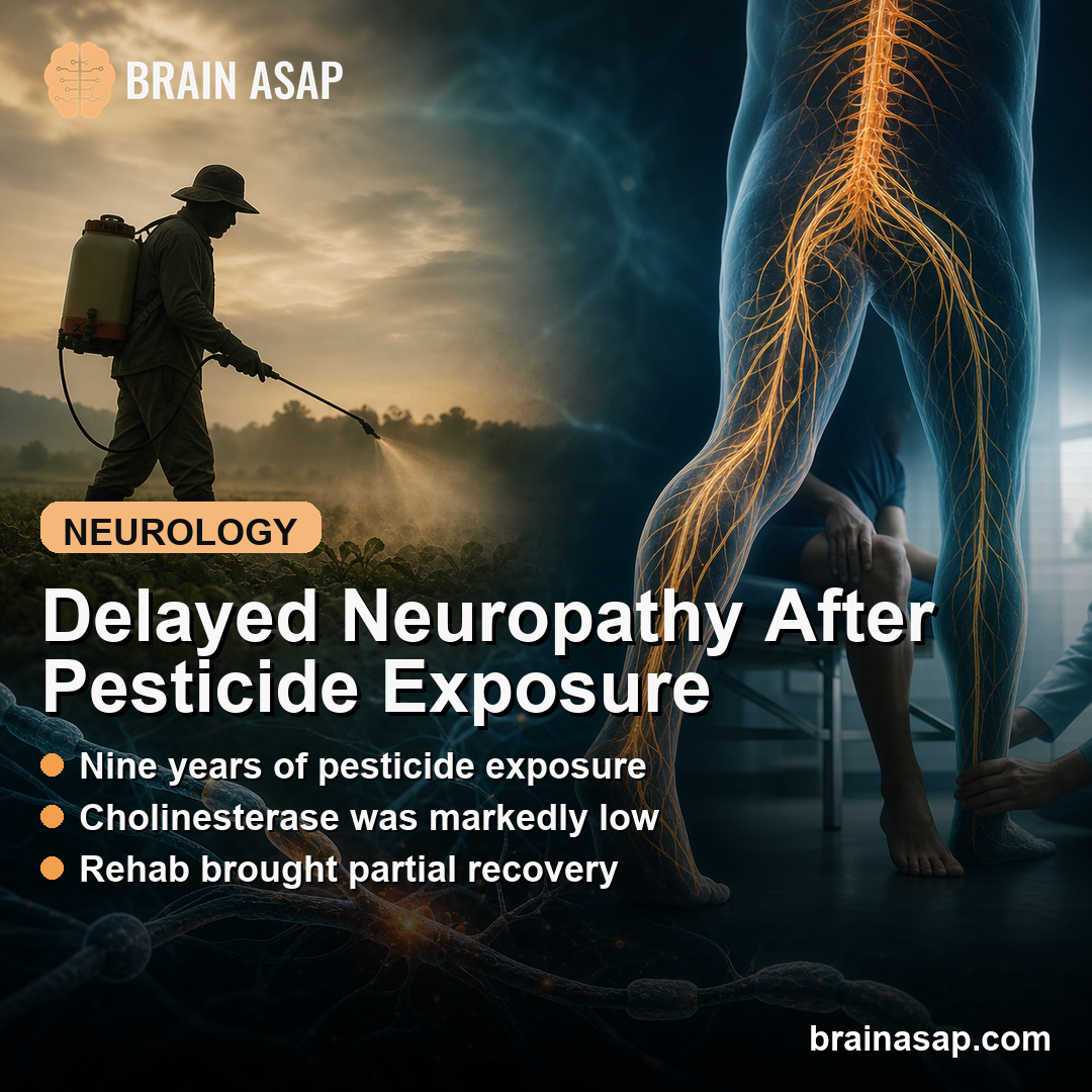 Organophosphate Exposure Linked to Delayed Neuropathy in Case Report