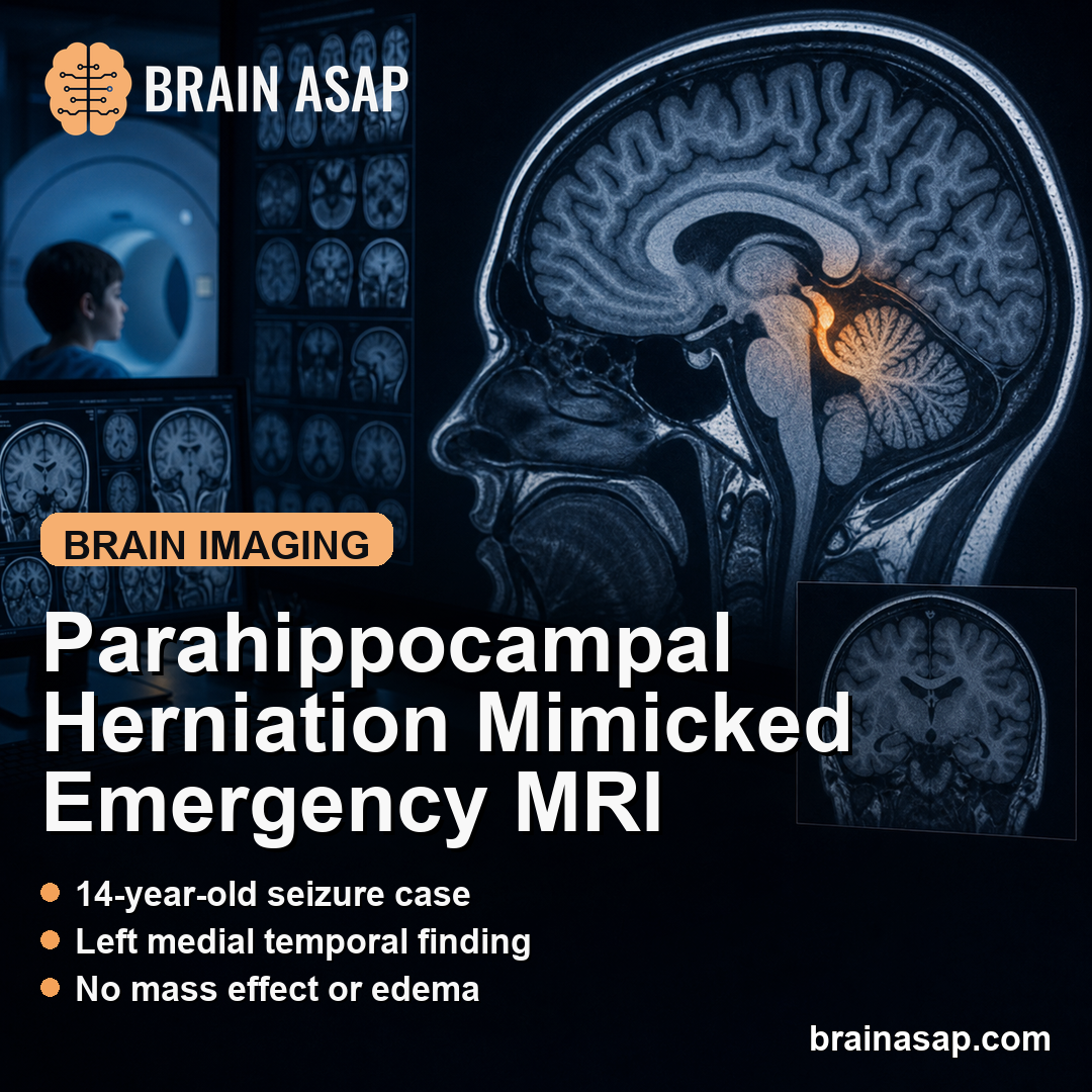 Parahippocampal Herniation on MRI Mimicked Emergency Brain Disease