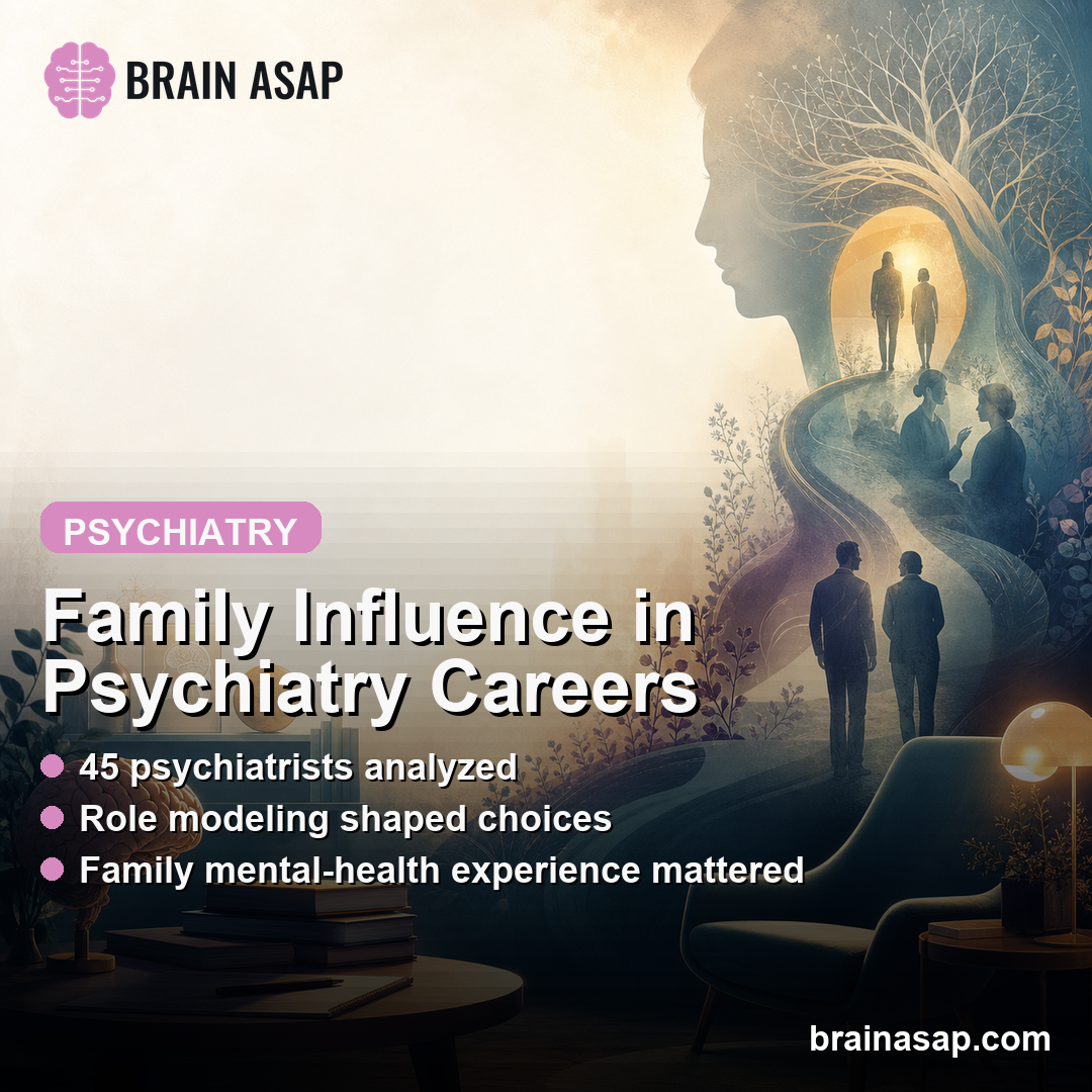 Parental Profession Shaped Psychiatry Career Choice Through Role Modeling