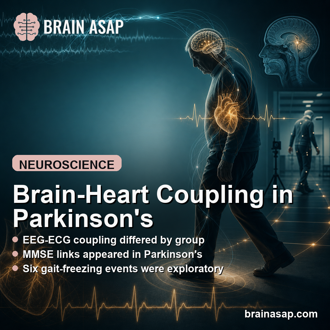 Brain-Heart Coupling Tracked Parkinson's Disease and Freezing of Gait