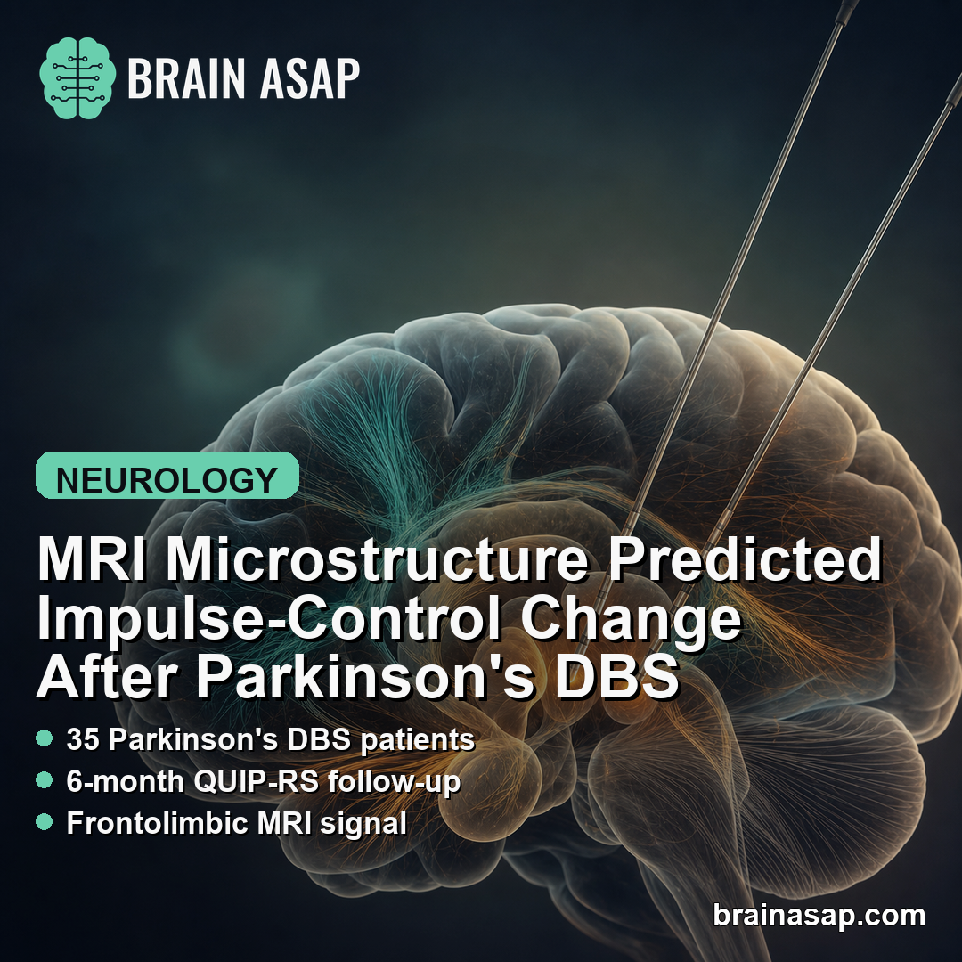 MRI Microstructure Predicted Impulse-Control Change After Parkinson's DBS