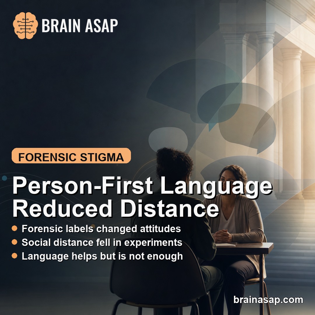 Person-First Language May Reduce Forensic Mental Health Stigma