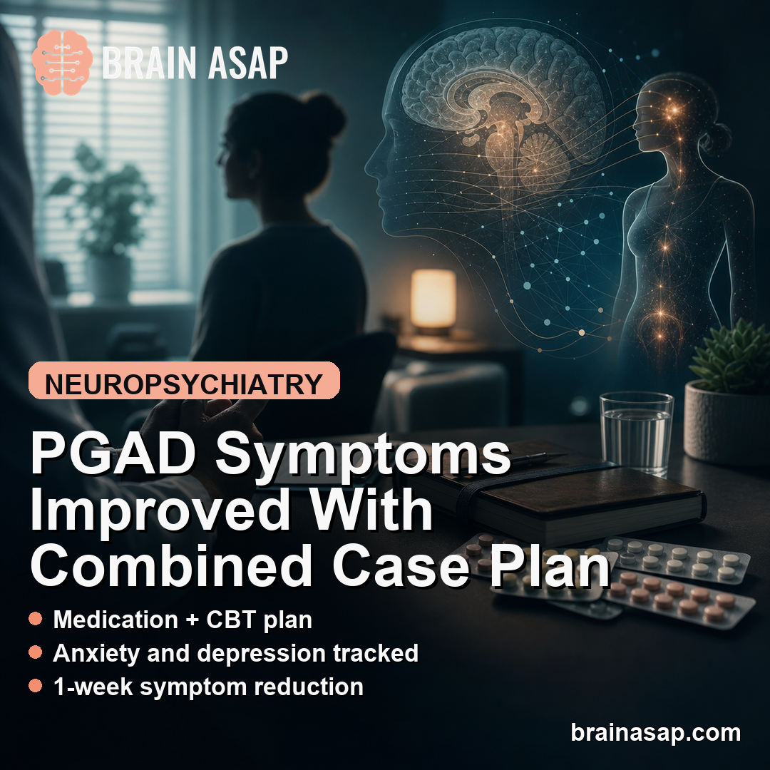 PGAD Symptoms Improved After Risperidone Valproate and CBT Case Plan