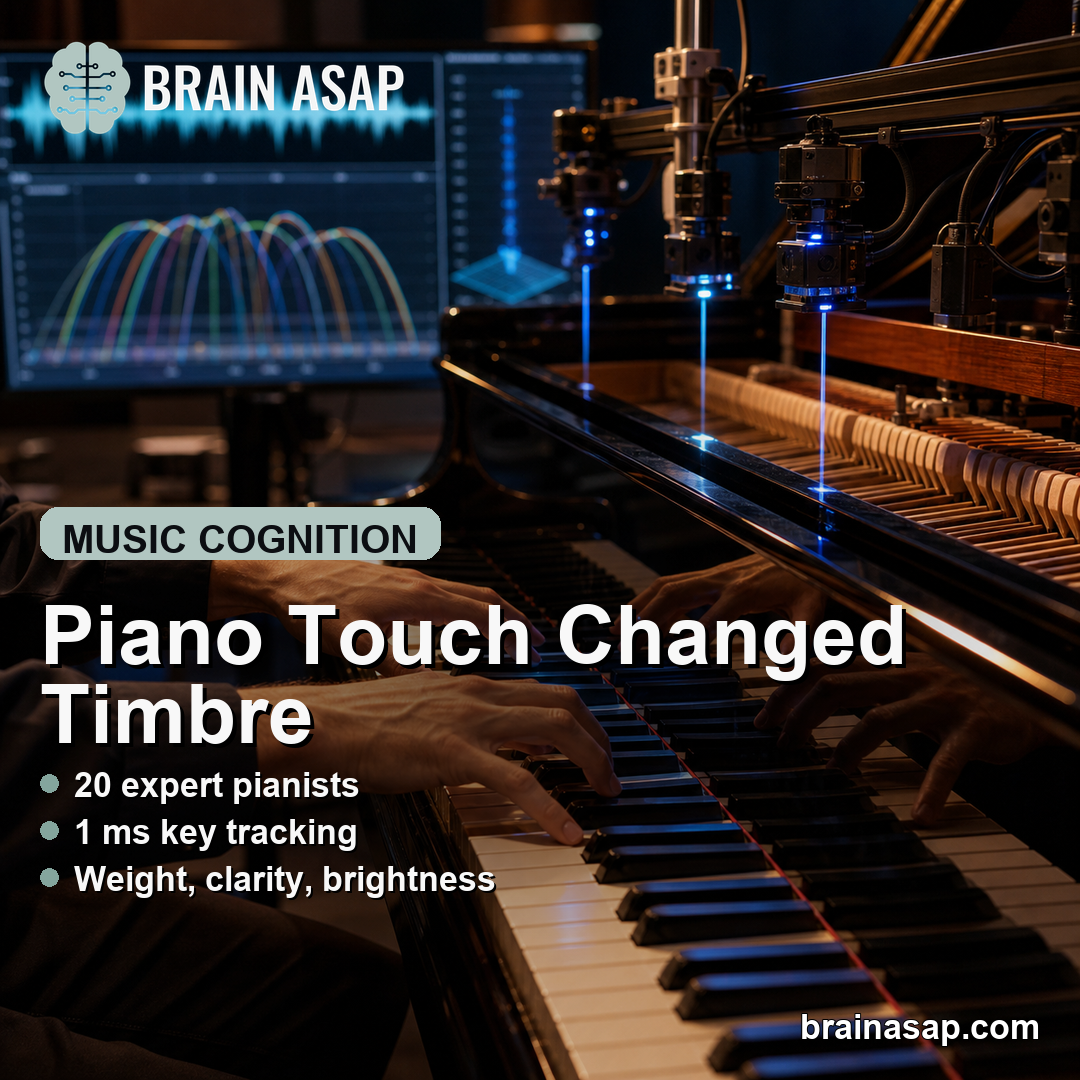 Piano Timbre Changed With Key Movement Motor Control