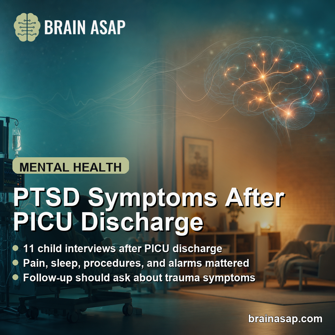 Children Described PTSD Symptoms After PICU Discharge