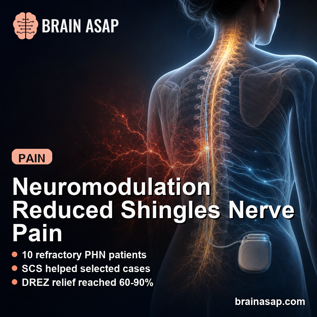 DREZ Lesioning and Spinal Cord Stimulation Reduced Refractory Postherpetic Neuralgia Pain