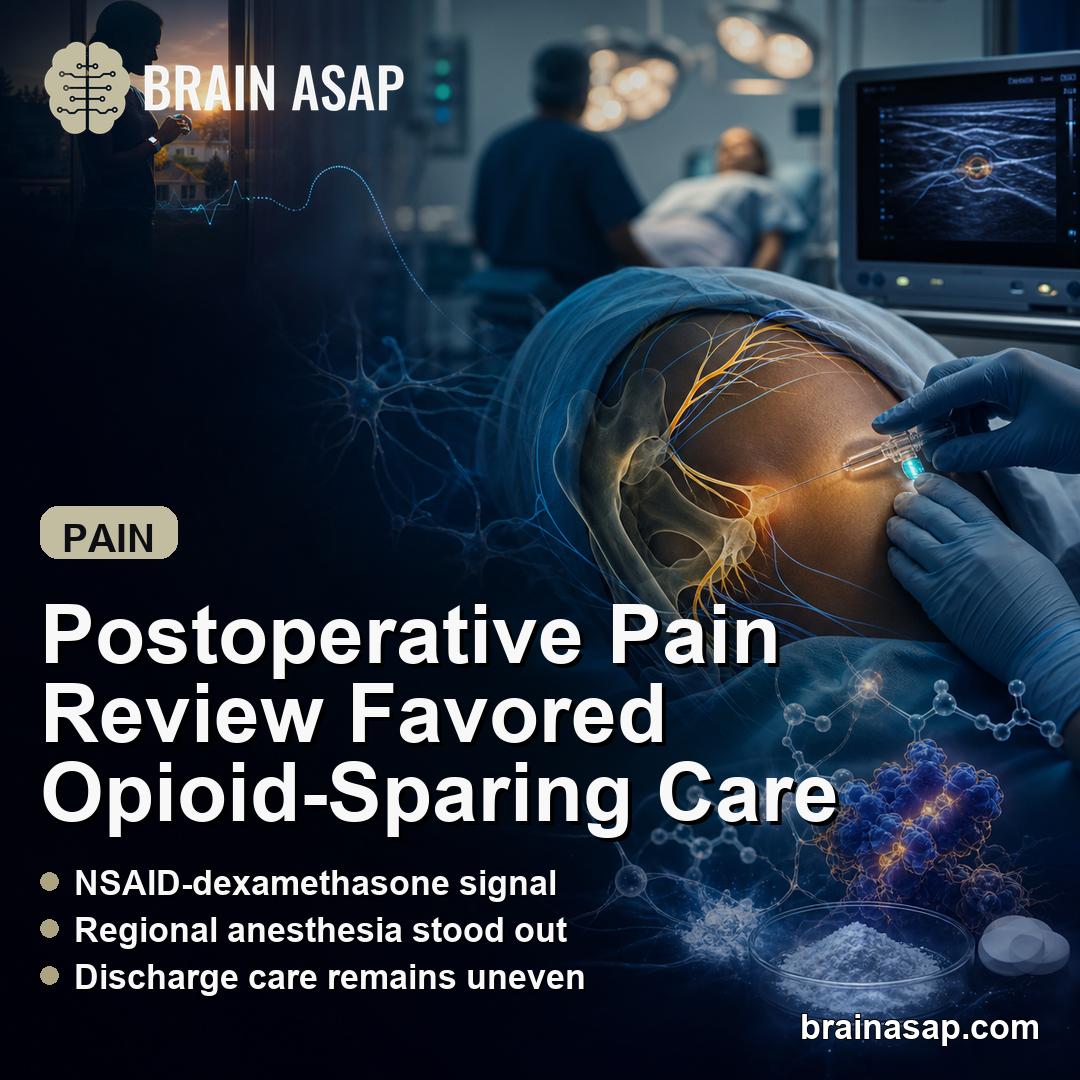 Postoperative Pain Review Finds NSAID-Dexamethasone and Regional Anesthesia Strongest for Opioid Sparing