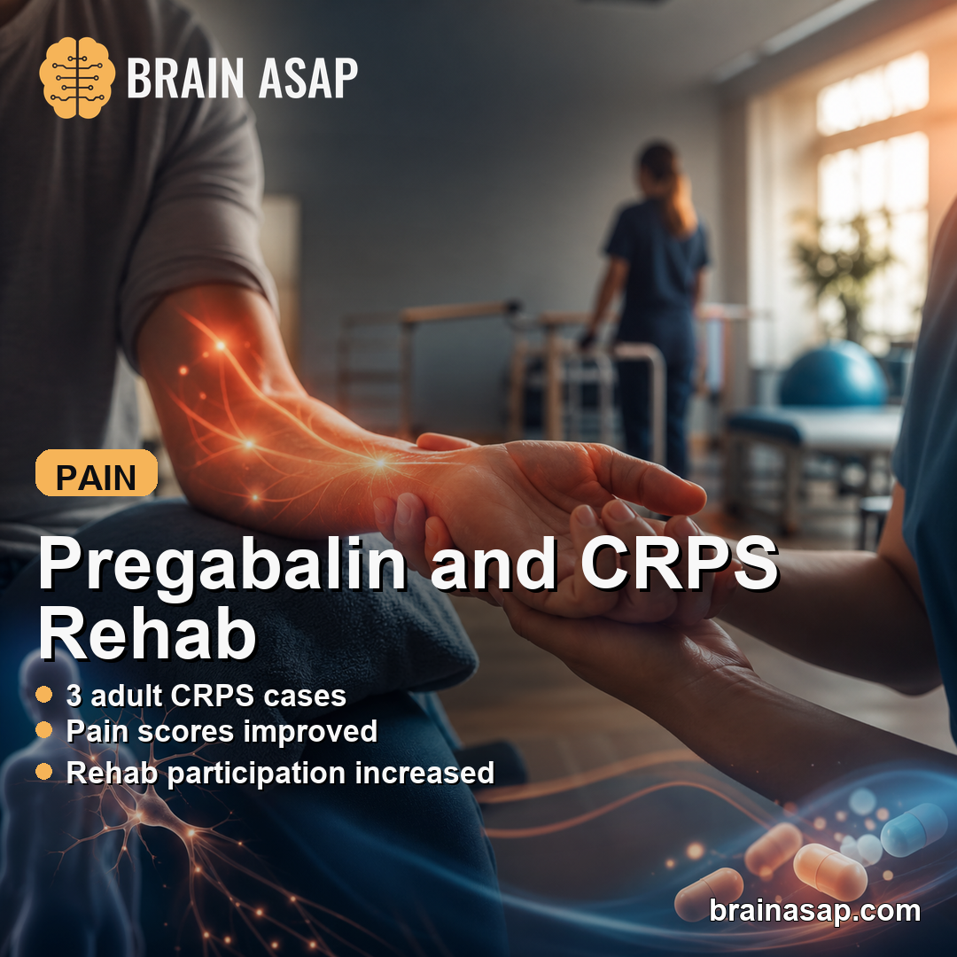 Pregabalin Reduced Pain Enough to Support CRPS Rehabilitation in Case Series