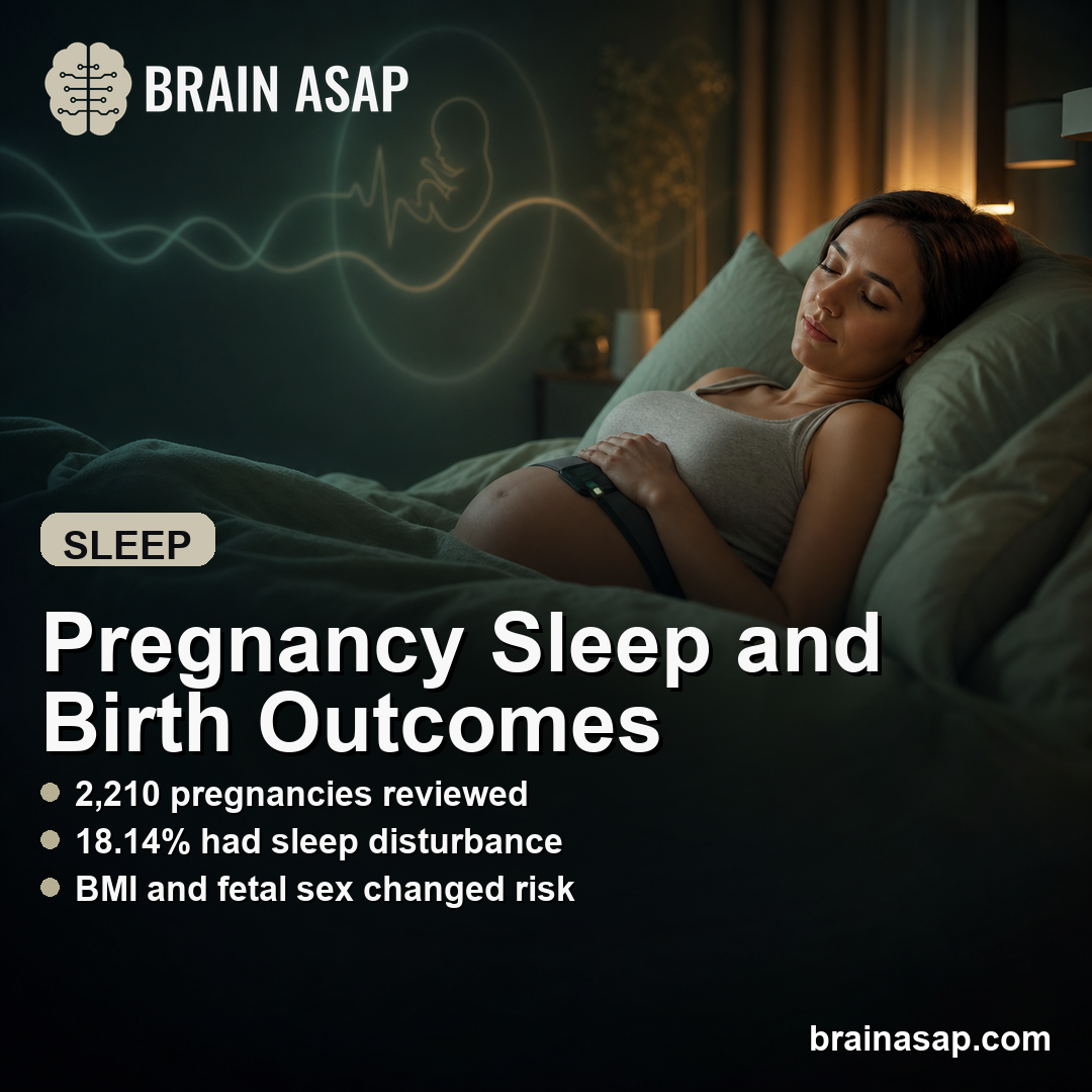 Second-Trimester Sleep Disturbance Linked to Pregnancy Mood and Birth Outcomes