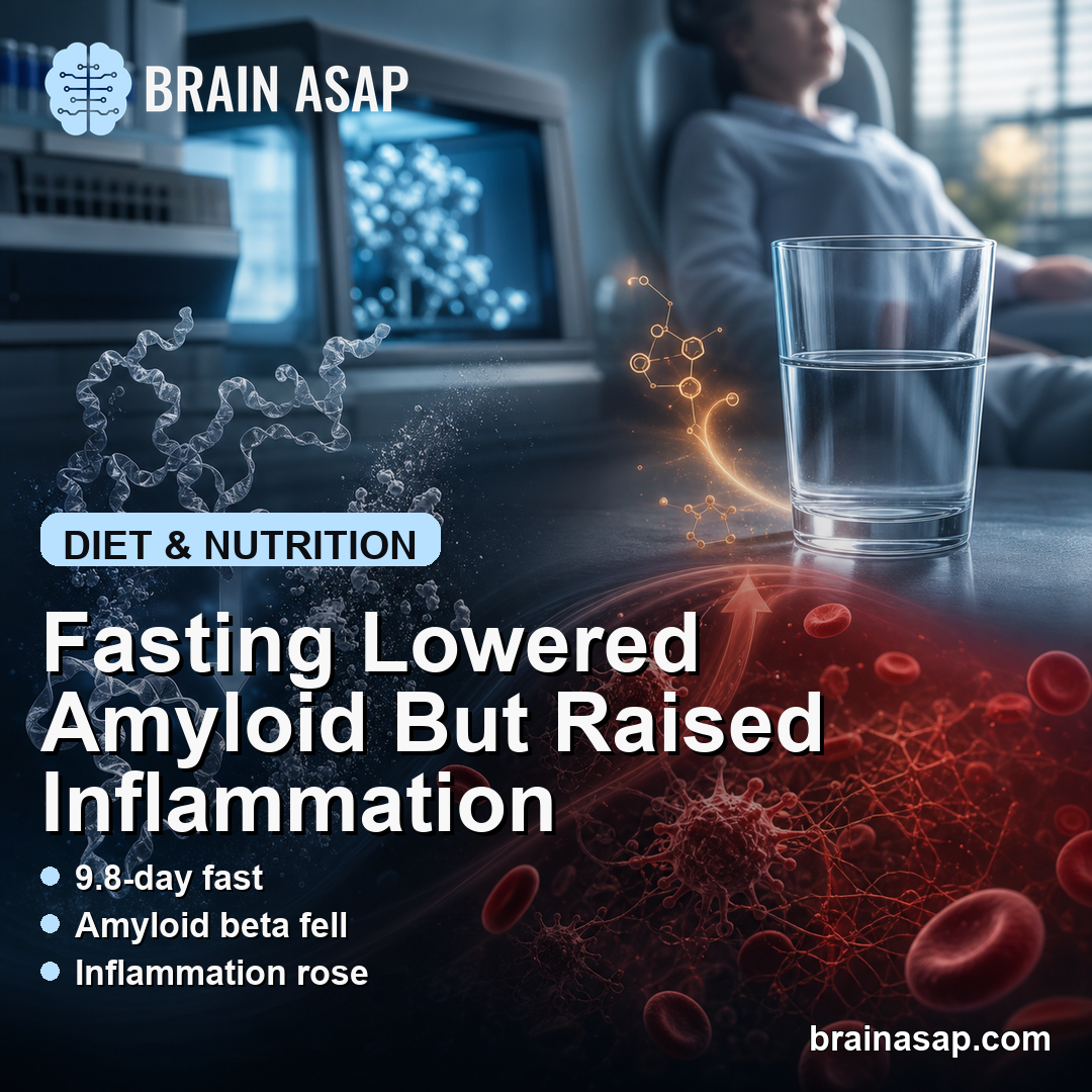 Prolonged Fasting Raised Inflammation Despite Lower Amyloid Beta Proteins