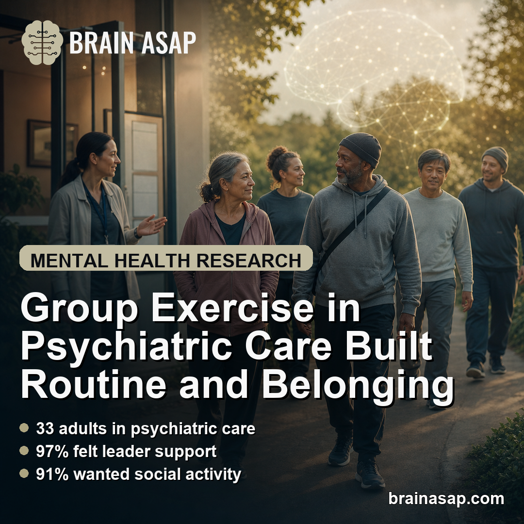 Group Exercise in Psychiatric Care Built Routine and Belonging