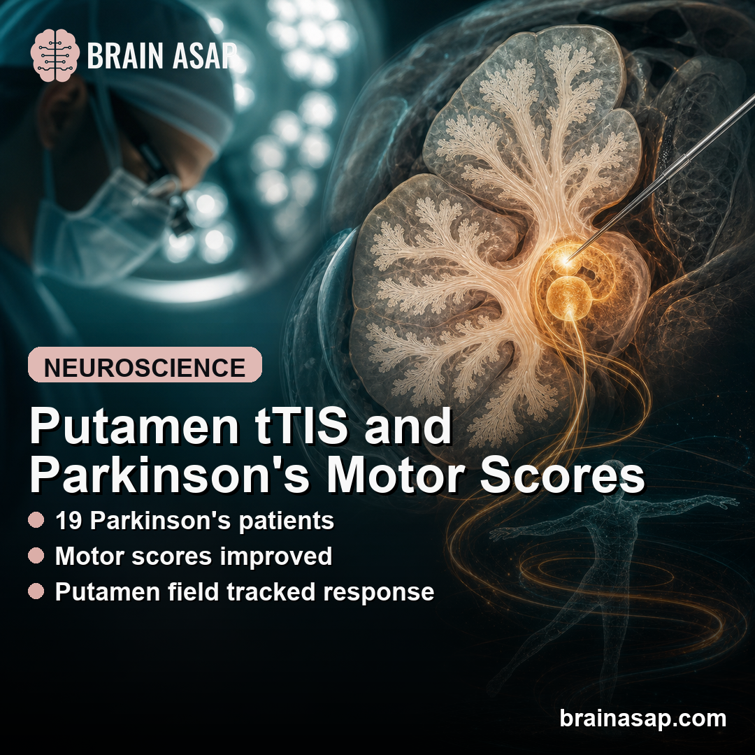 Putamen-Focused tTIS Lowered Parkinson's Motor Scores