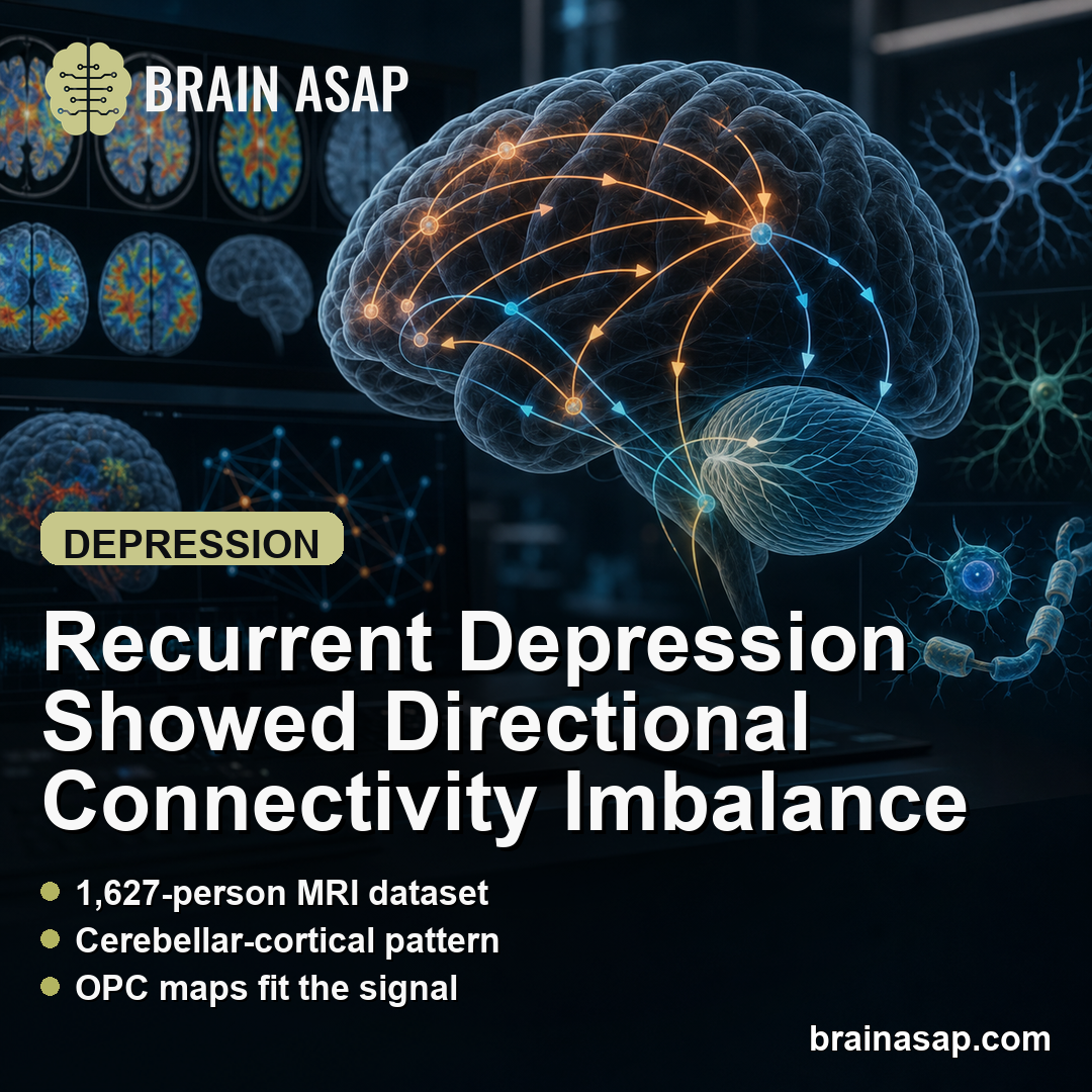 Recurrent Depression Showed Directional Brain Connectivity Imbalance