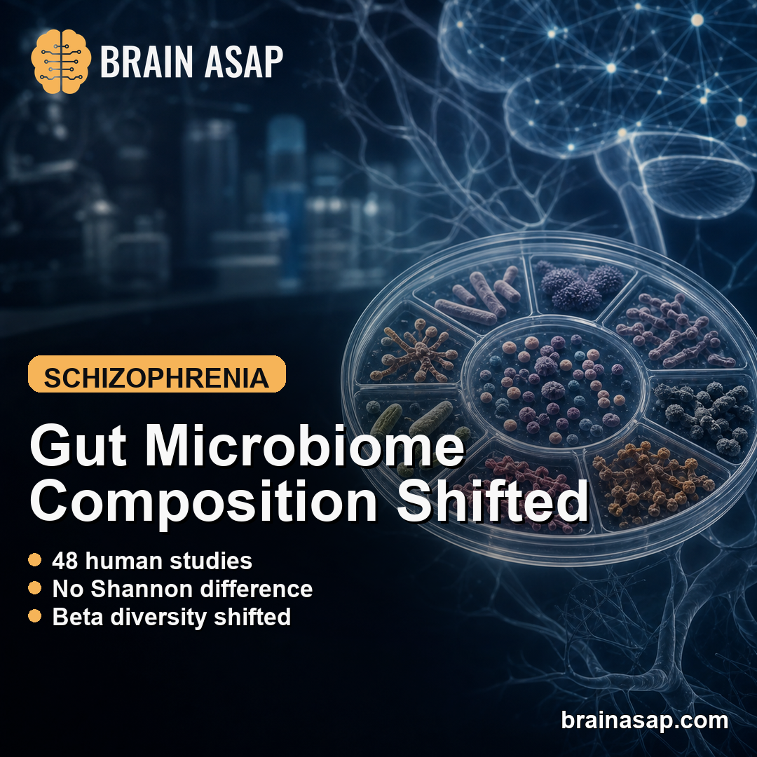 Schizophrenia Gut Microbiome Review Found Composition Shifts, Not Richness Loss