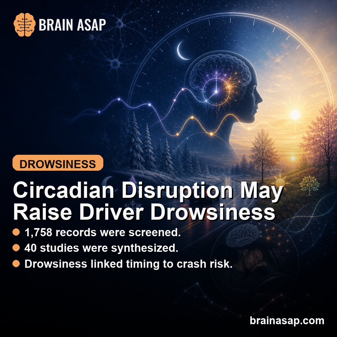 Seasonal Circadian Disruption May Increase Driver Drowsiness and Crash Risk