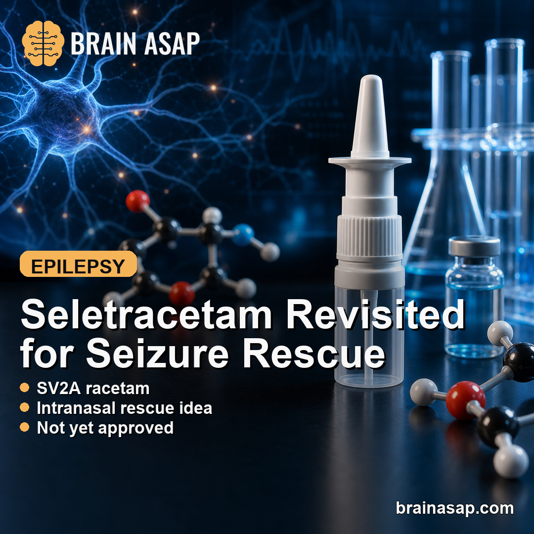 Seletracetam Reviewed as Non-Benzodiazepine Seizure Rescue Candidate