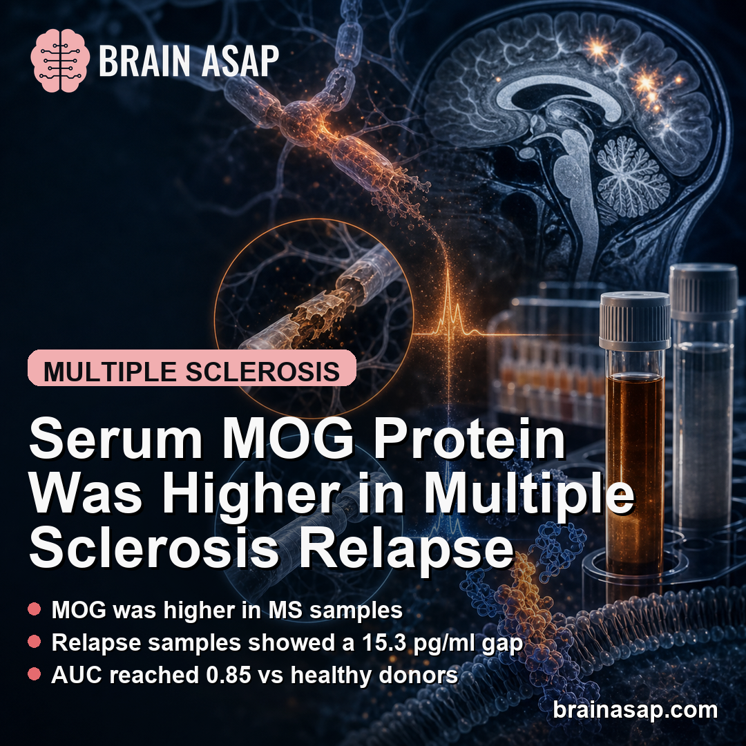 Serum MOG Protein Was Higher in Multiple Sclerosis Relapse