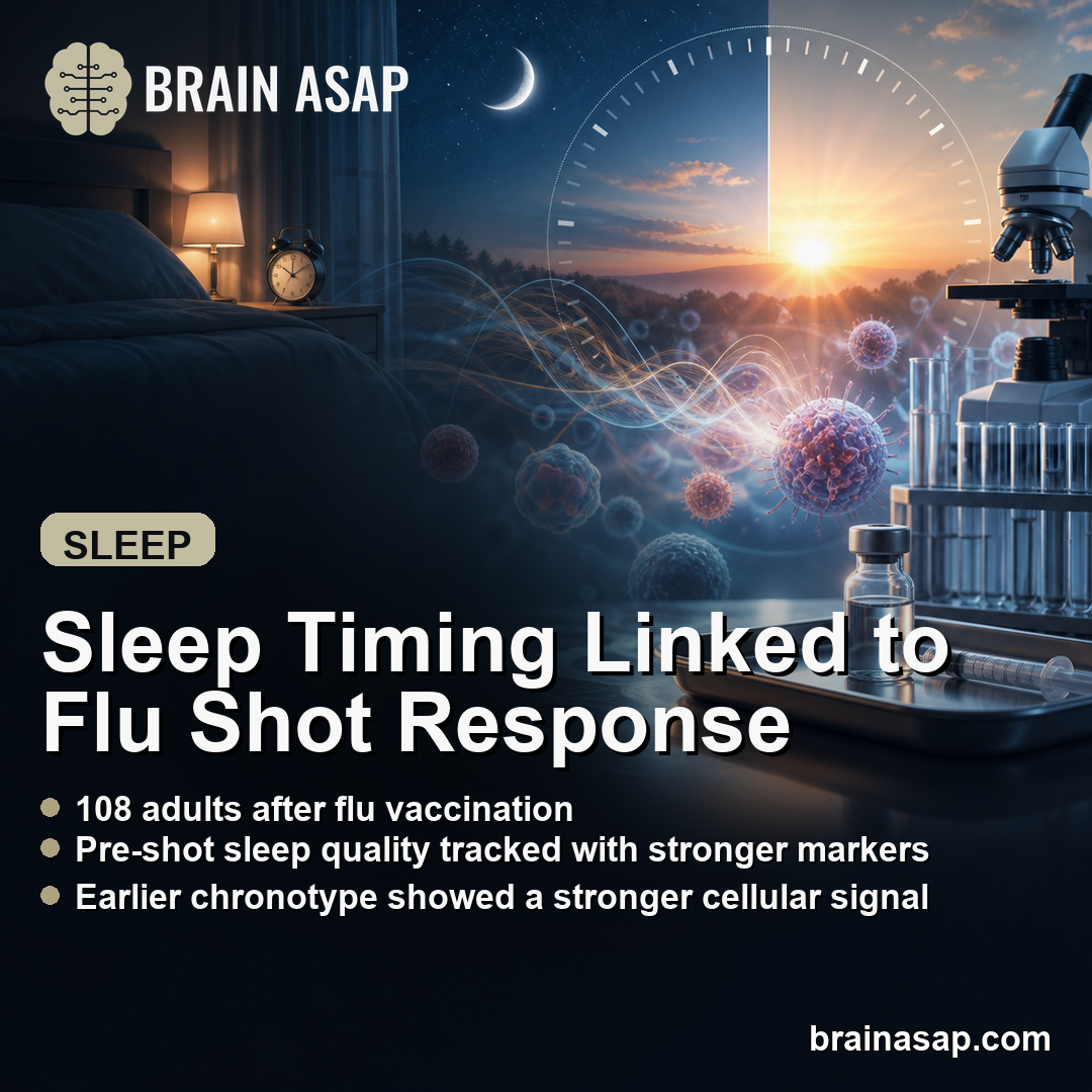 Better Sleep Quality Before Flu Shot Linked to Stronger Immune Response
