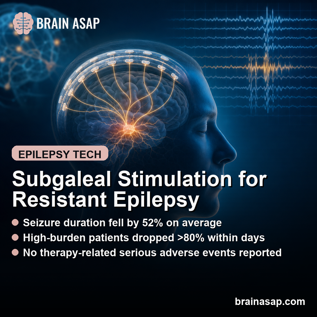 Subgaleal ISP Stimulation Reduced Treatment-Resistant Epilepsy Seizures