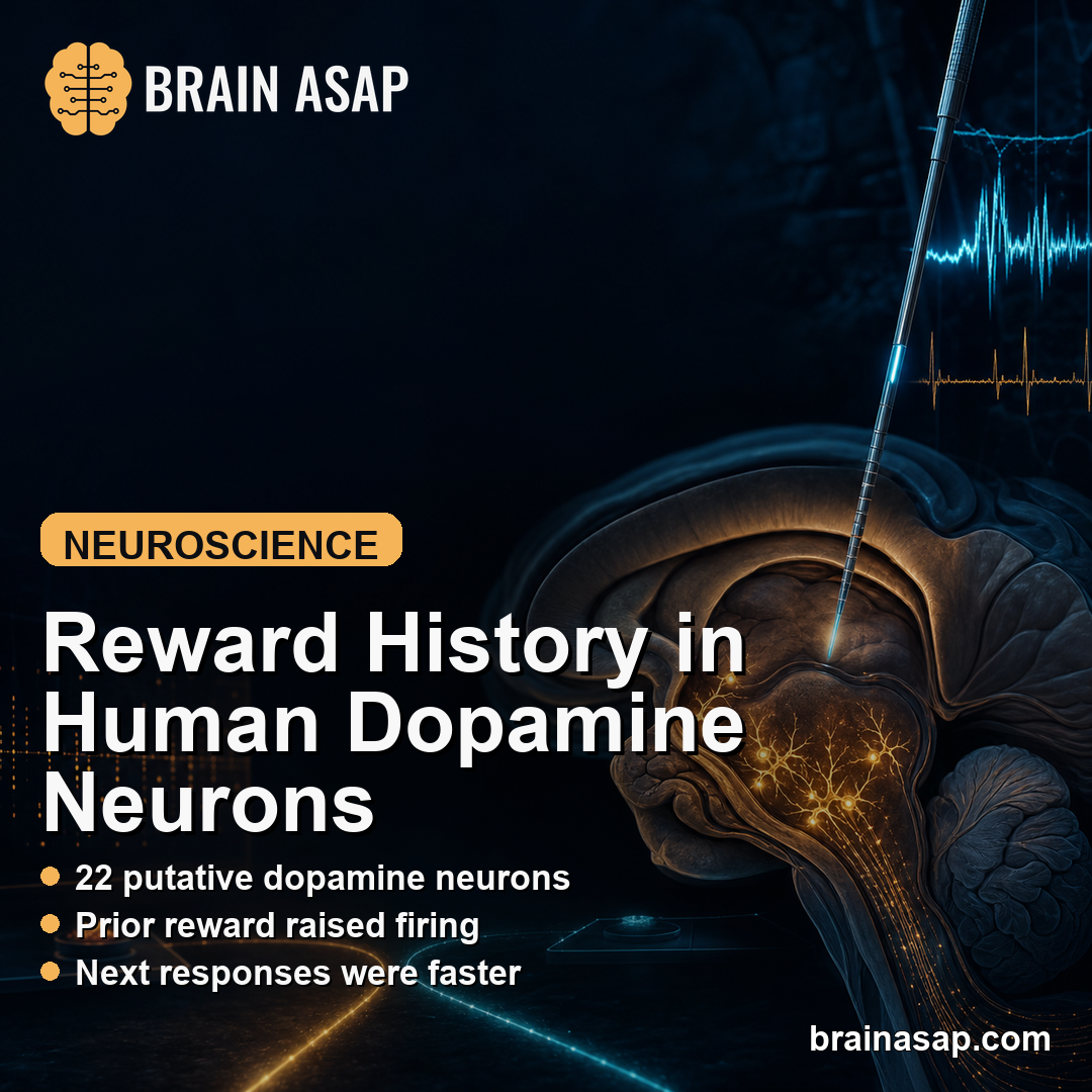 Human Substantia Nigra Neurons Reflected Recent Reward History