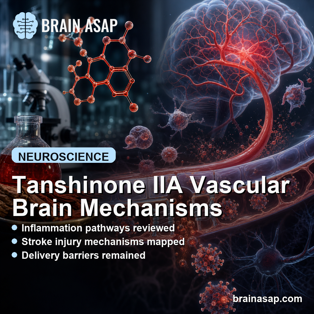 Tanshinone IIA Review Maps Cerebrovascular Protection Mechanisms