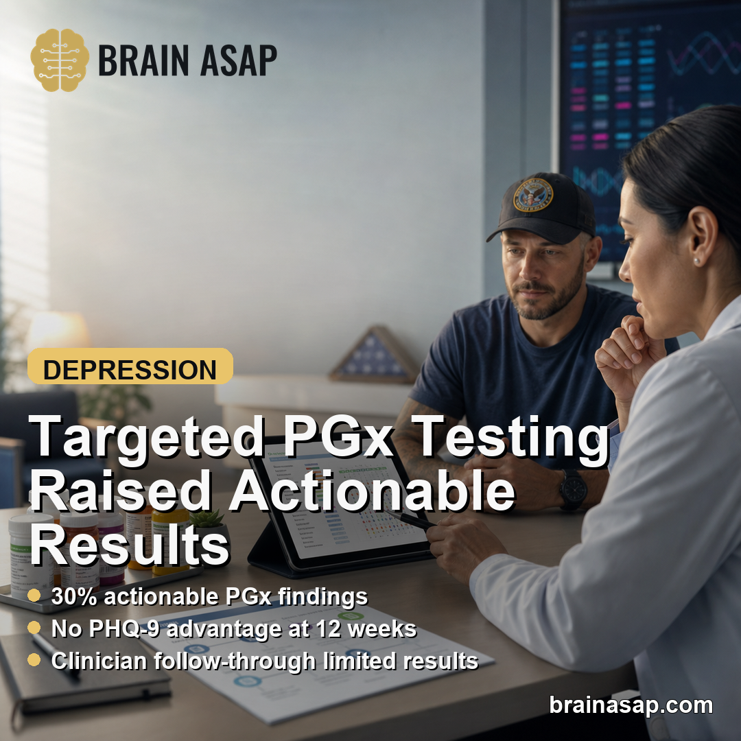 Targeted PGx Testing Found Actionable Depression Drug-Gene Results