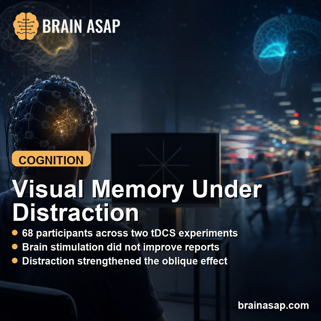 Visual Distraction Strengthened the Oblique Effect in Working Memory
