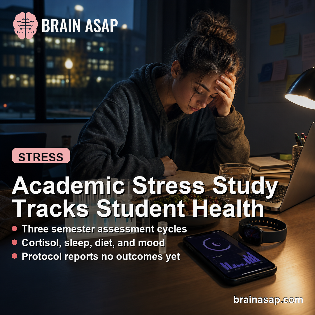 Academic Stress Protocol Will Track Depression, Cortisol, Diet, and Sleep