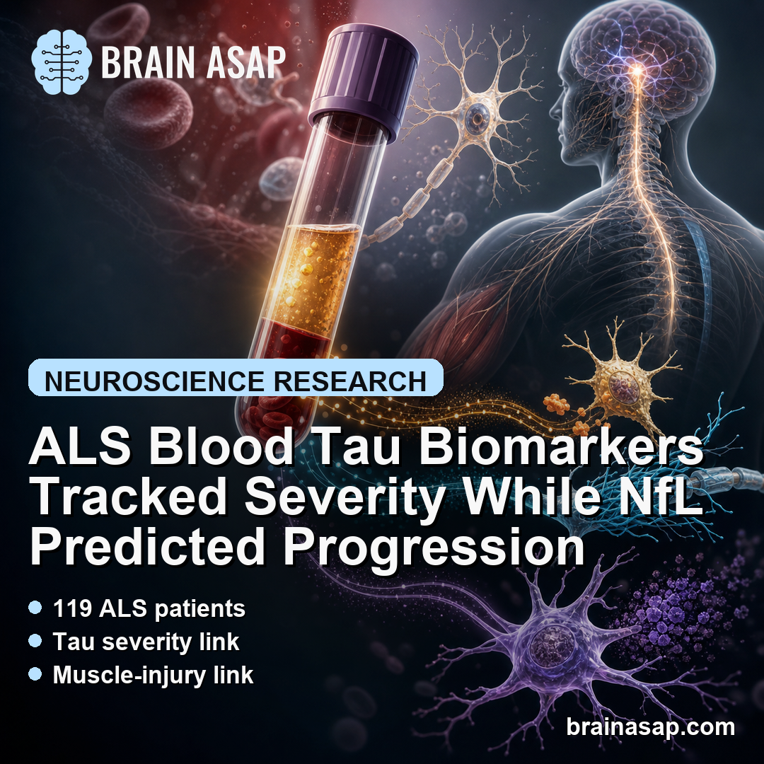 ALS Blood Tau Biomarkers Tracked Severity While NfL Predicted Progression