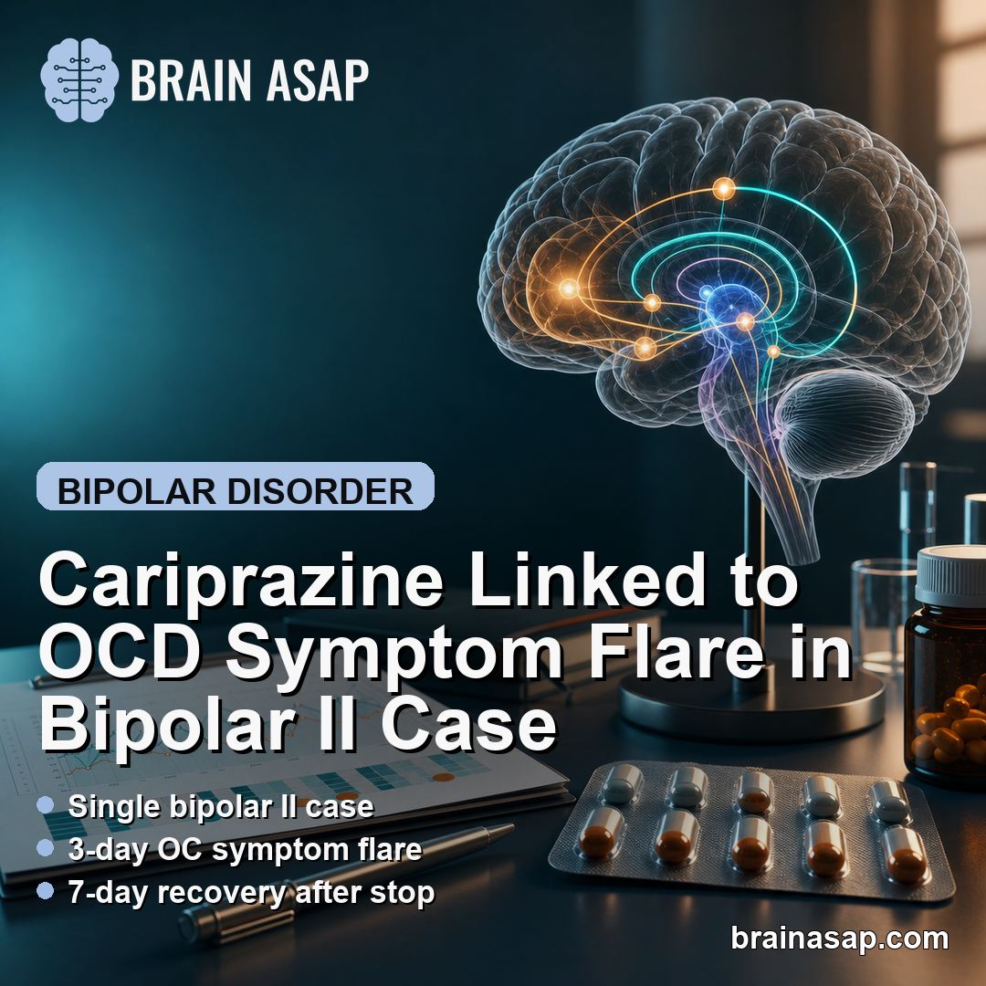 Cariprazine Linked to Obsessive-Compulsive Symptom Flare in Bipolar II Case Report