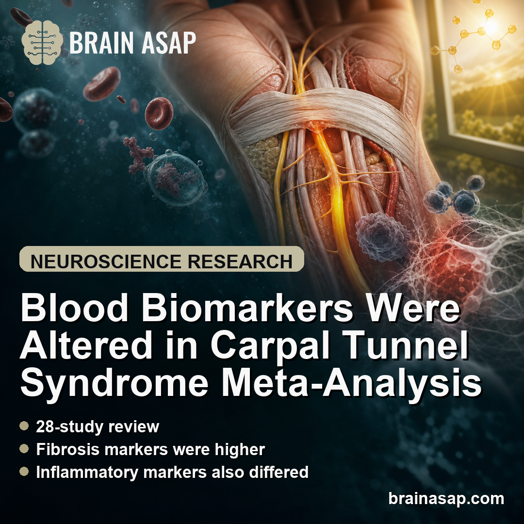 Blood Biomarkers Were Altered in Carpal Tunnel Syndrome Meta-Analysis