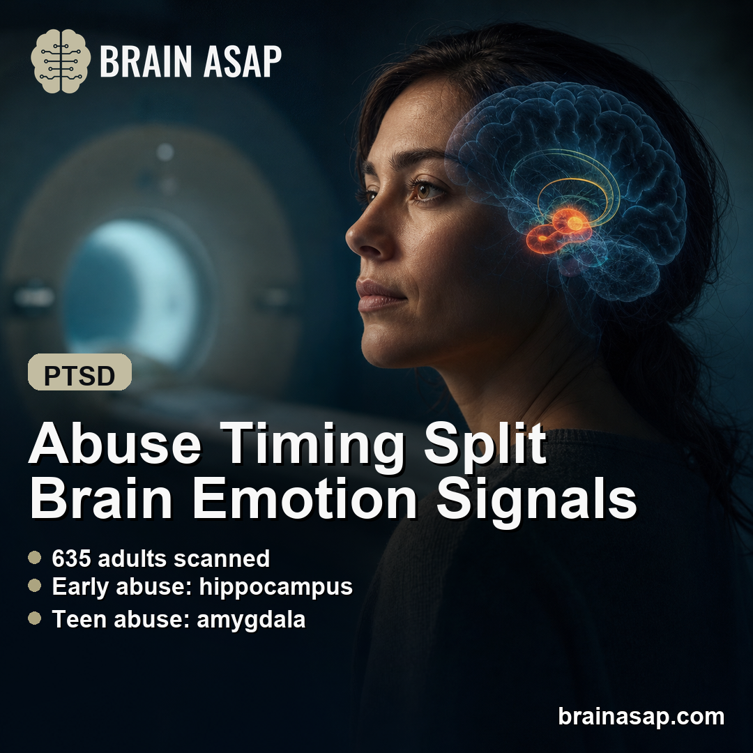 Childhood Abuse Timing Linked to Hippocampus and Amygdala Emotion Responses