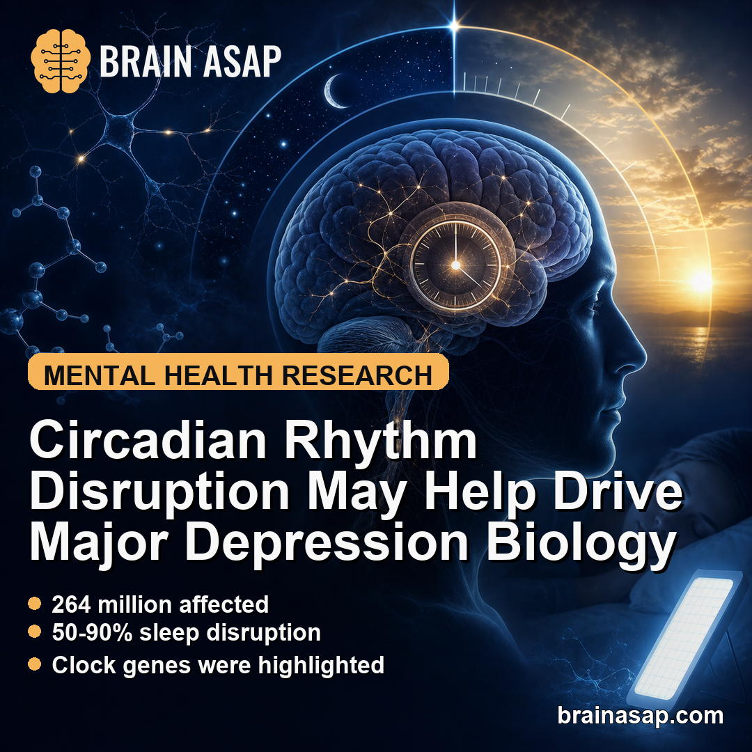 Circadian Rhythm Disruption May Help Drive Major Depression Biology