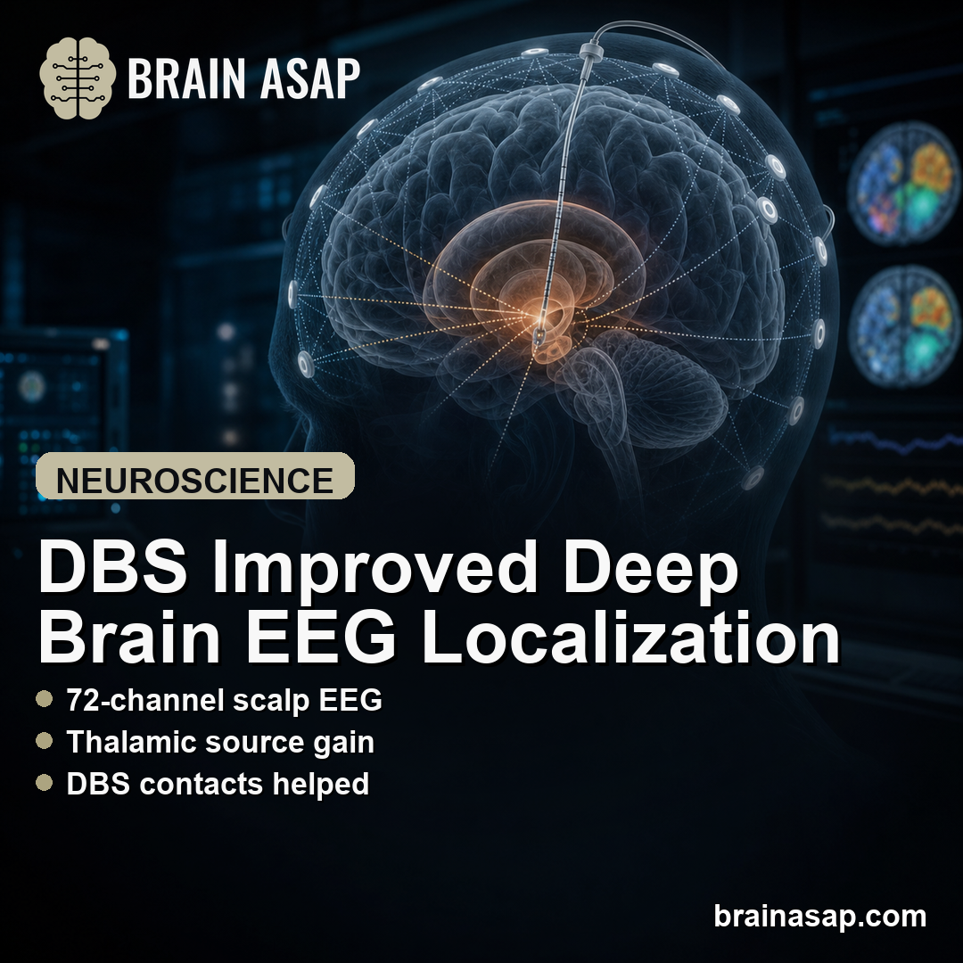 DBS Electrodes Improved Deep Brain EEG Source Localization Accuracy