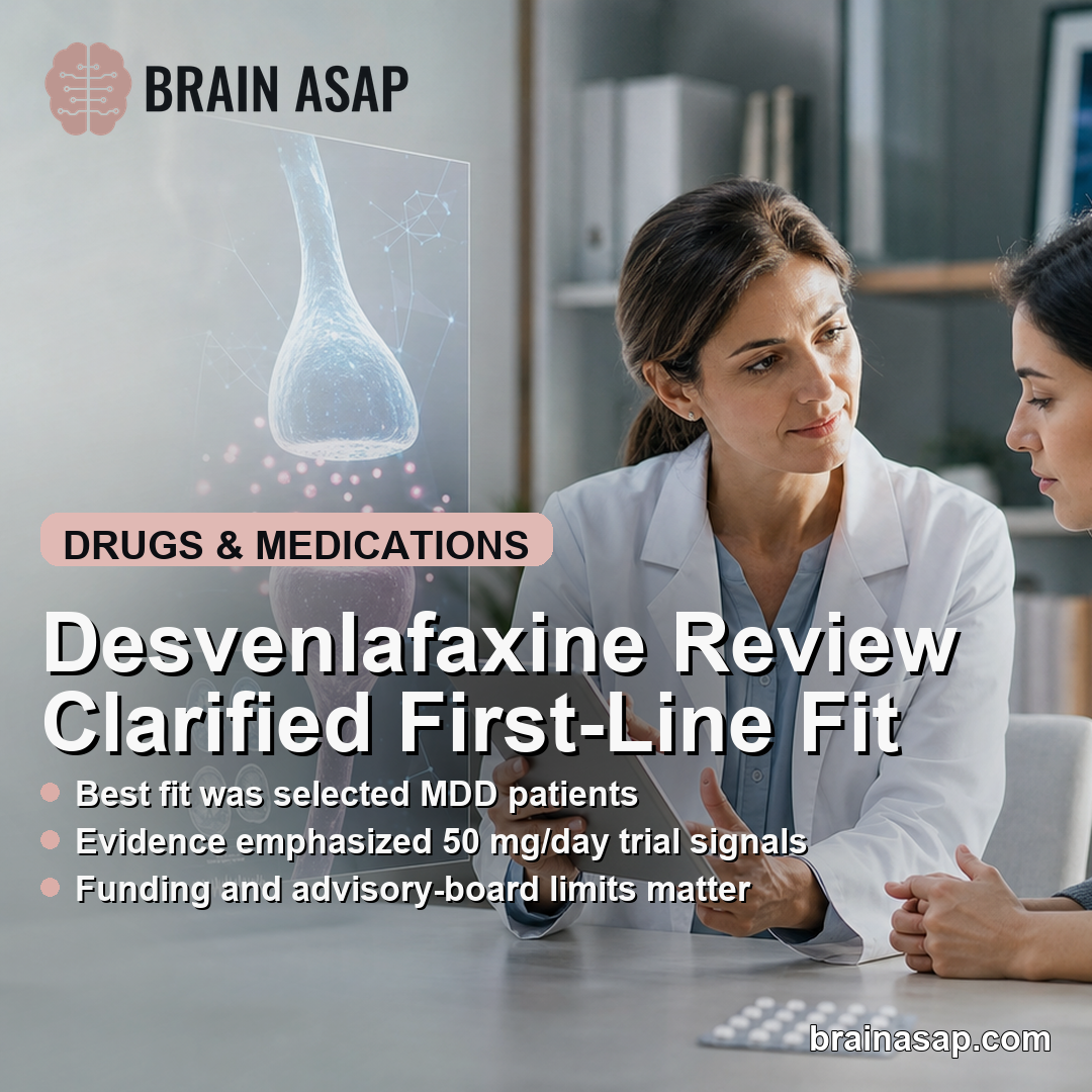 Desvenlafaxine Reduced HAM-D17 Scores in Major Depressive Disorder Review