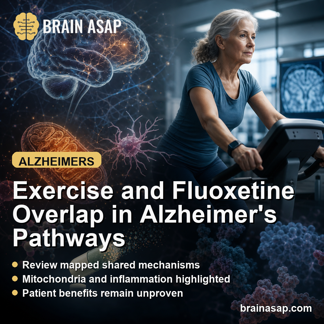 Exercise and Fluoxetine May Converge on Alzheimer's Disease Mechanisms