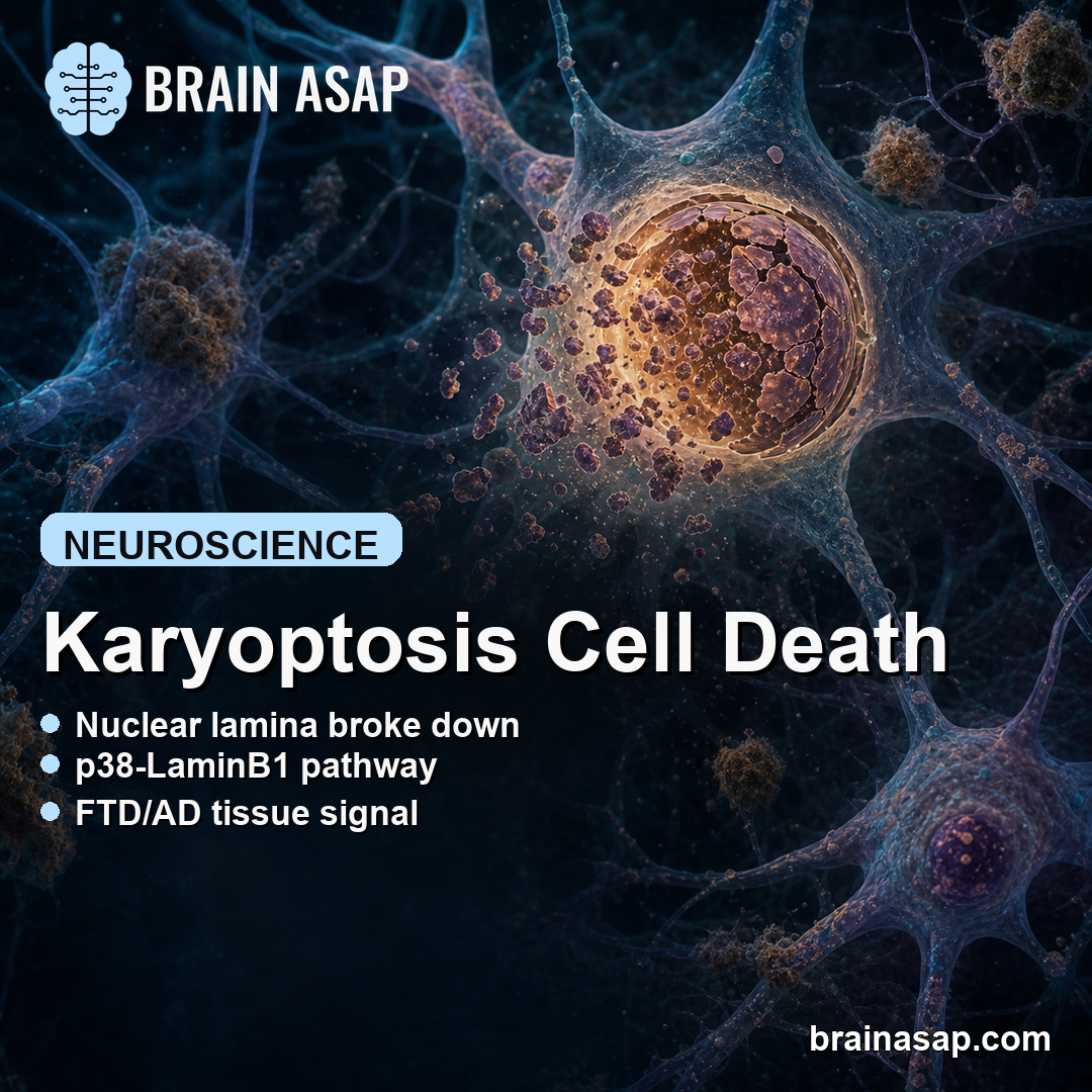 Karyoptosis Linked Proteotoxic Stress to Neurodegeneration
