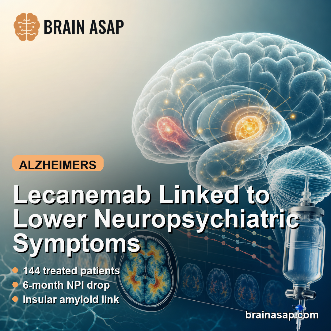 Lecanemab Linked to Lower Neuropsychiatric Symptoms in Alzheimer's