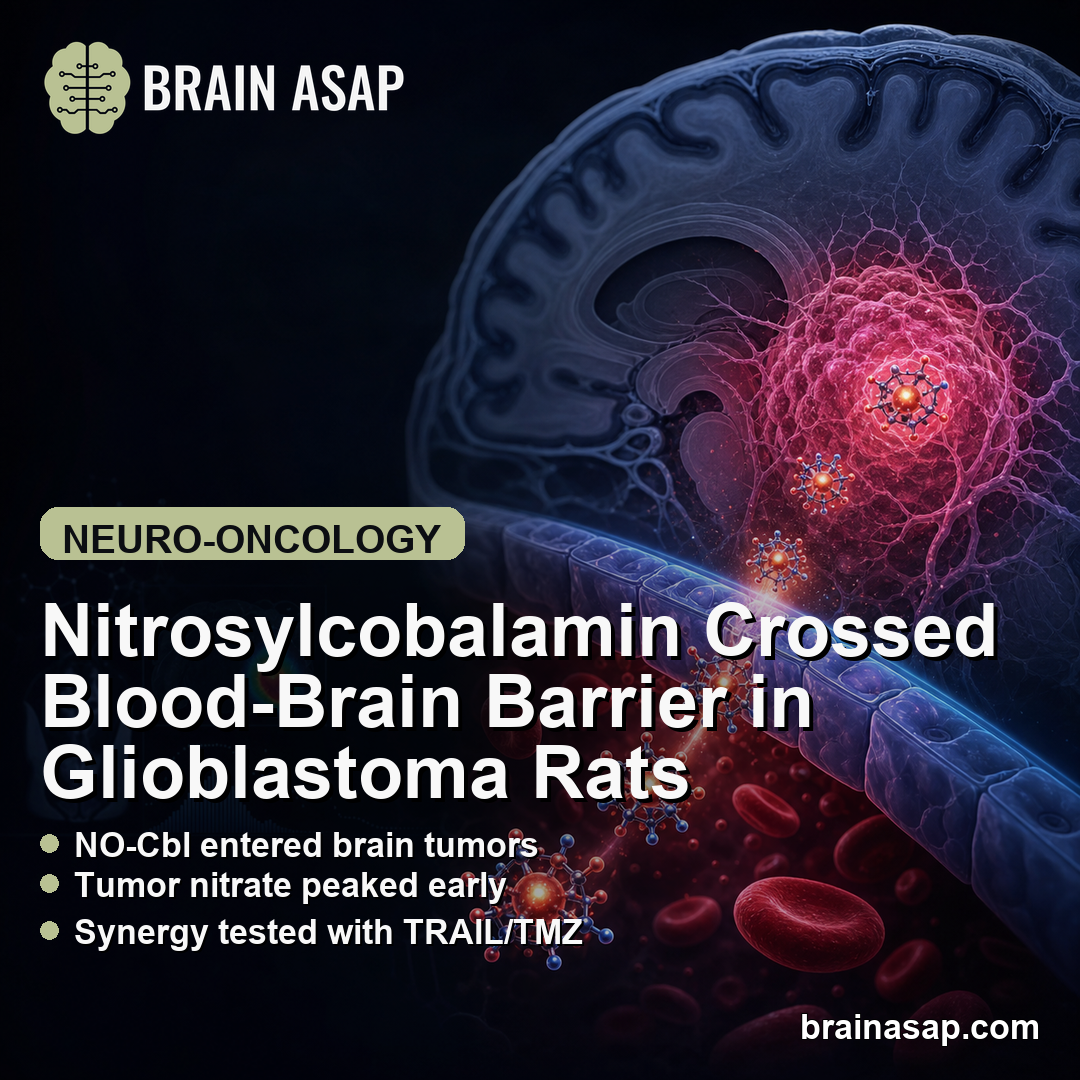 Nitrosylcobalamin Crossed Blood-Brain Barrier in Glioblastoma Rats