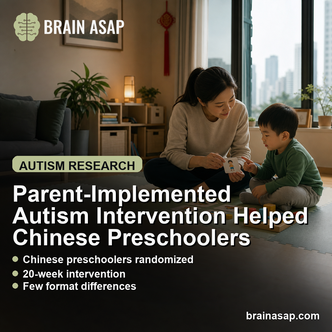 Parent-Implemented Autism Intervention Helped Chinese Preschoolers