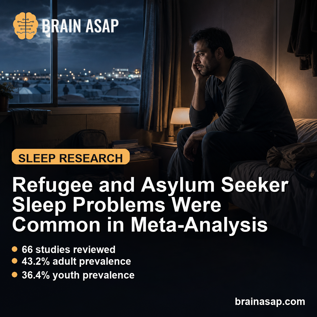 Refugee and Asylum Seeker Sleep Problems Were Common in Meta-Analysis