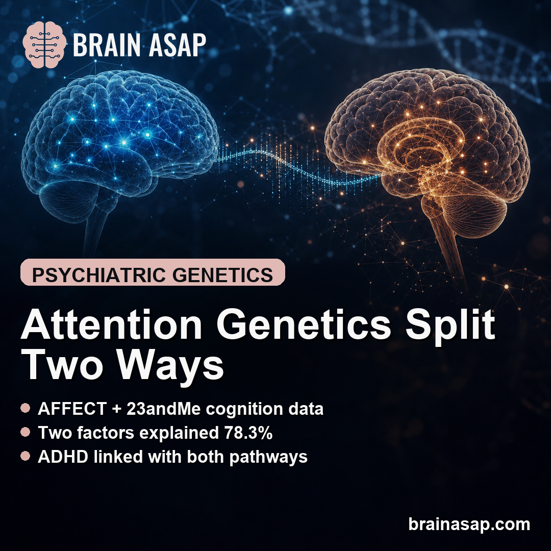 Sustained Attention Genetics Split From Executive Function in AFFECT Study