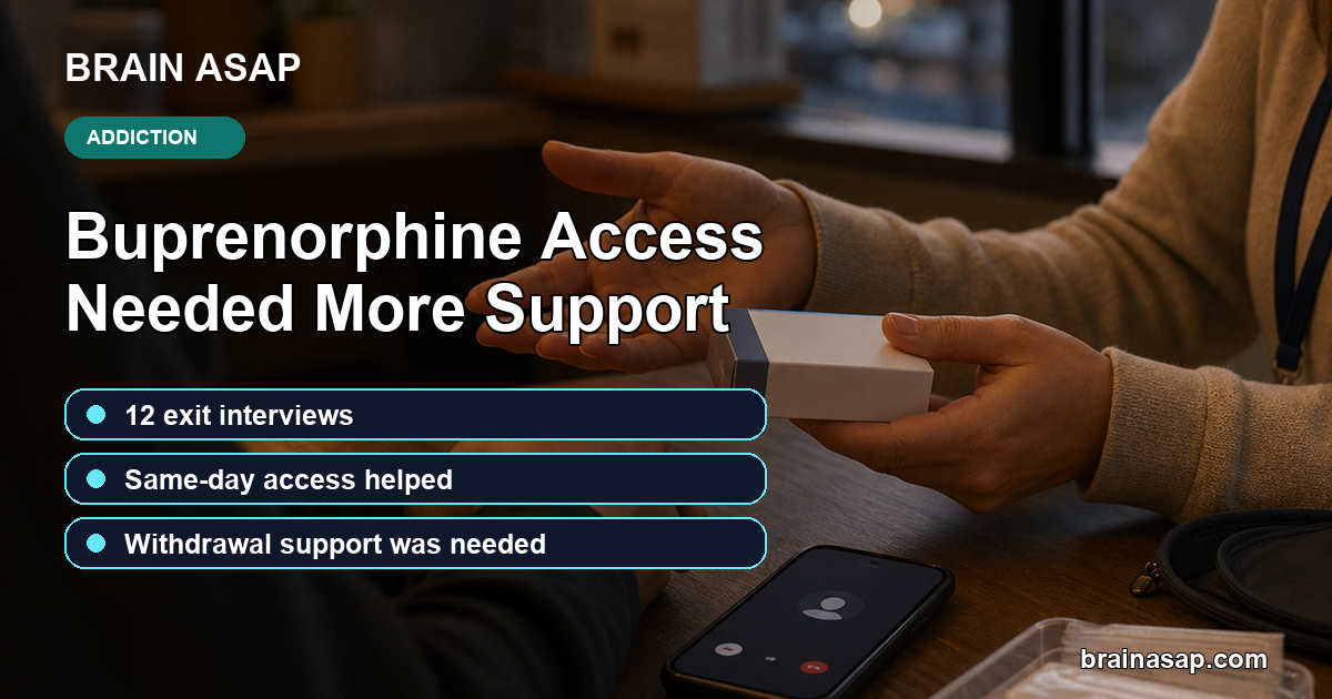 Syringe Service Buprenorphine Improved Access but Needed Withdrawal Support