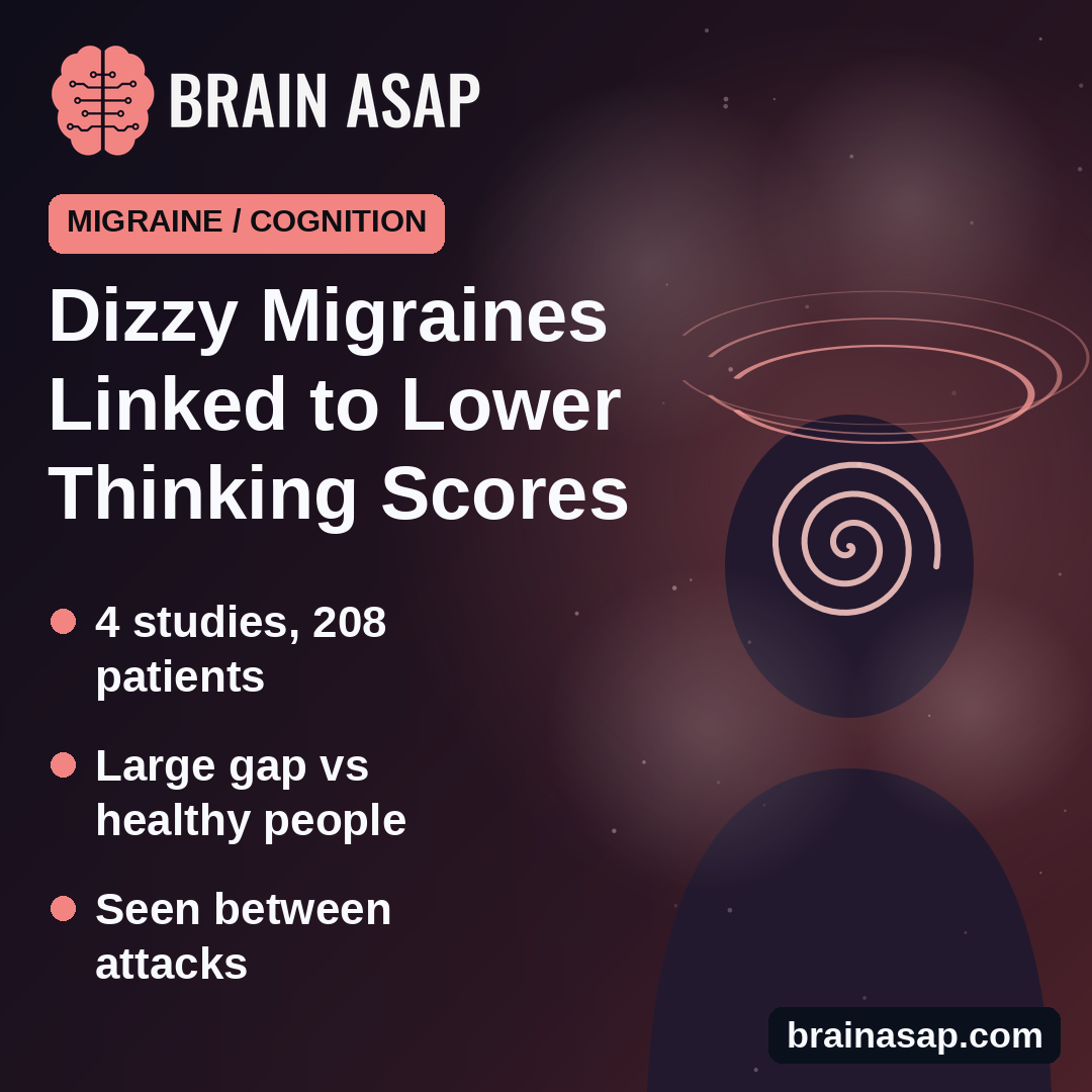 Vestibular Migraine Linked to Lower Thinking-Test Scores, Small Review Finds